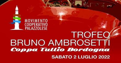 Sabato 2 luglio torna il Trofeo Bruno Ambrosetti