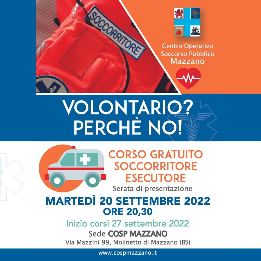 COSP Mazzano - Corso settembre 22