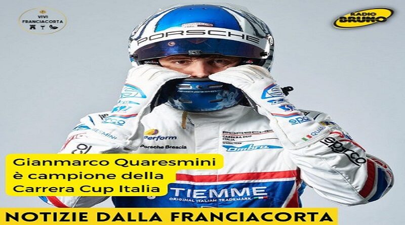 Gianmarco Quaresmini è campione italiano della Carrera Cup Italia - Radio  Bruno