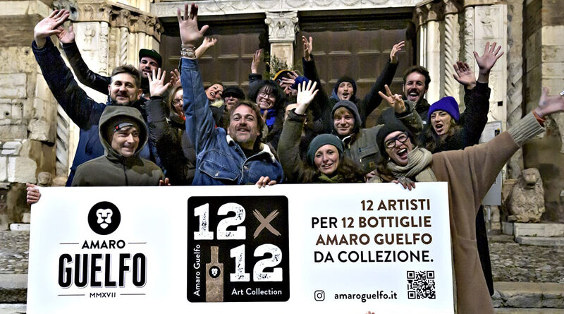 Con Brescia Bergamo Capitali della Cultura 2023, Amaro Guelfo lancia la 12x12 Art Collection