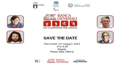 Banca Generali un Campione per Amico, il più importante appuntamento italiano di educazione allo sport