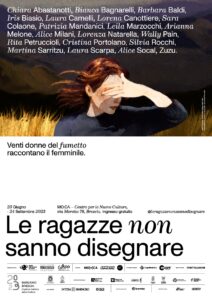 Tre giorni di eventi chiudono a Brescia la mostra "Le ragazze non sanno disegnare"