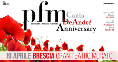 A 45 anni dal famoso tour con Fabrizio De André la PFM torna in concerto a Brescia