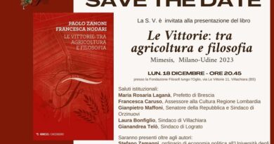 Fondazione Filosofi lungo l'Oglio presenta il nuovo volume "Le Vittorie: tra agricoltura e filosofia"