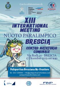 XIII meeting internazionale di nuoto paralimpico