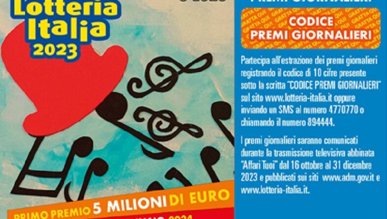 Lotteria Italia, la tradizione batte la crisi: vendite biglietti verso quota 6,6 milioni, +10% rispetto al 2022. Lombardia nella top 3