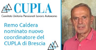 Cupla Brescia: Remo Caldera nominato nuovo coordinatore del Cupla Brescia. Il presidente di Anap Confartigianato in carica per i prossimi due anni