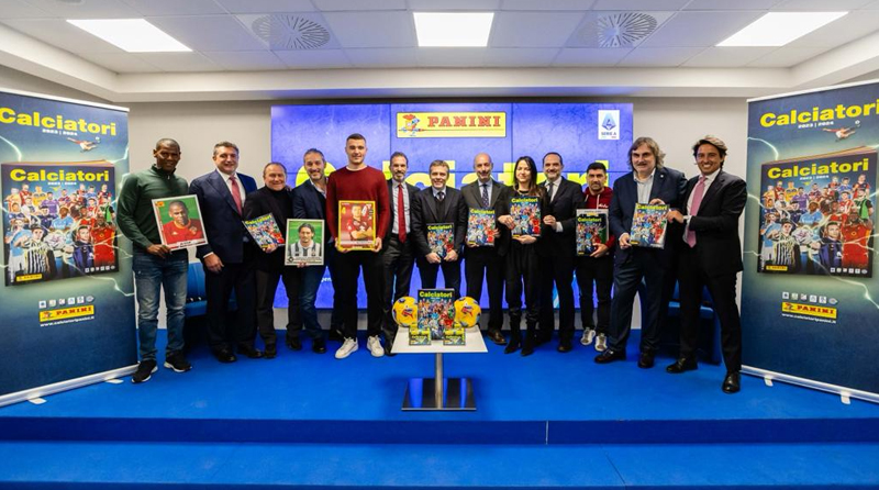 Calciatori 2023-2024, al Broadcasting Center di Lega Serie A presentata la nuova collezione Panini