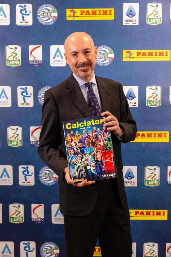 Calciatori 2023-2024, al Broadcasting Center di Lega Serie A presentata la nuova collezione Panini