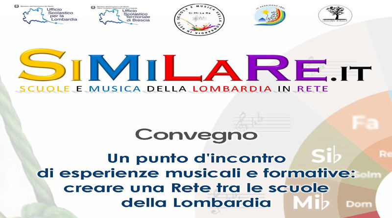 Similare.it, la Lombardia mette in rete le iniziative in ambito musicale delle sue scuole. All'IC guidato dalla Dott.ssa Spatola il compito di progettare, coordinare, organizzare e gestire il sito