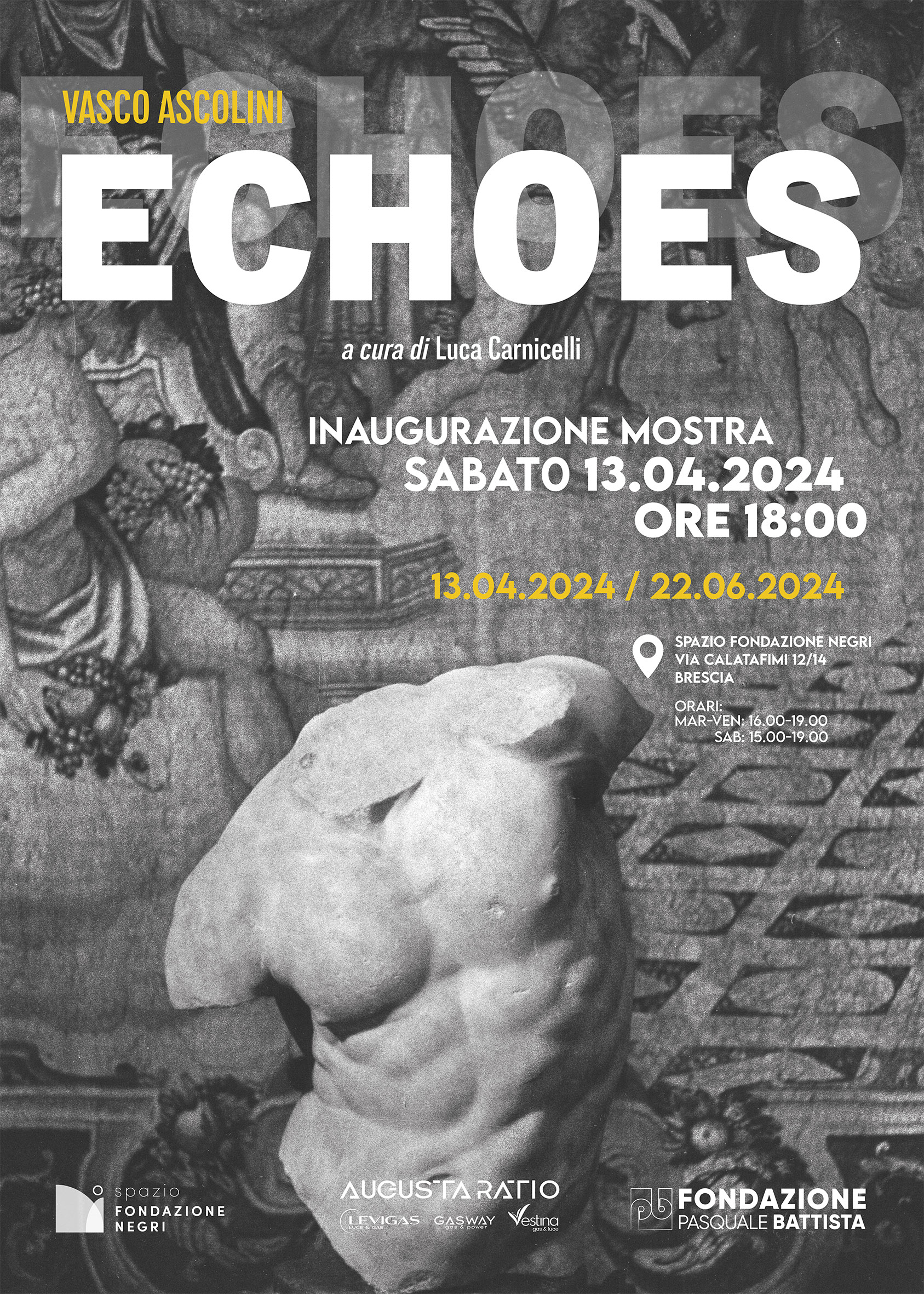 Echoes: inaugura oggi la mostra monografica curata da Luca Carnicelli e dedicata al fotografo italiano Vasco Ascolini